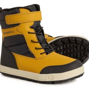 Merrell Boys Snow Ridge Winter Boots - Waterproof, Insulated, kids 13